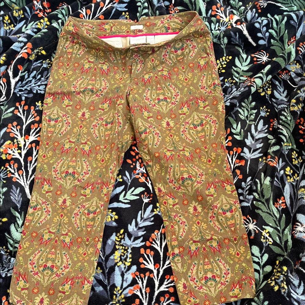 Liz Claiborne Multicolor Floral Pants